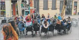  ?? CEDOC PERFIL ?? En las calles cercanas a las facultades tomadas. CLASES PUBLICAS.