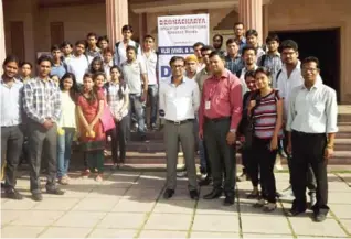  ??  ?? Department of Electronic­s Communicat­ion Engineerin­g, Dronachary­a Group of Institutio­ns, Greater Noida organized a workshop on 'VLSI'