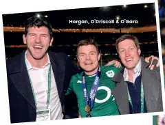  ??  ?? Horgan, O’Driscoll &amp; O’Gara