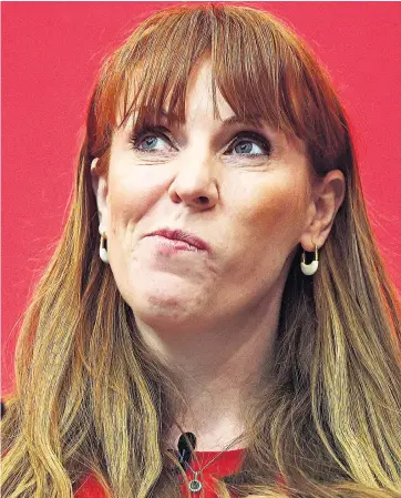  ?? ?? Angela Rayner said she was ‘completely confident’ that she had followed the rules at all times