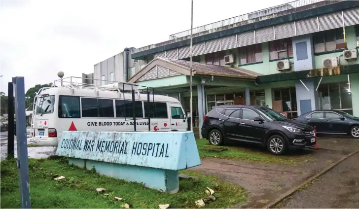  ?? Photo: Leon Lord ?? The Colonial War Memorial Hospital in Suva.