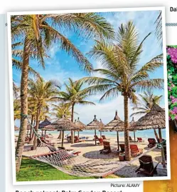  ?? Picture: ALAMY ?? Beach retreat: Palm Garden Resort