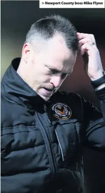  ??  ?? Newport County boss Mike Flynn