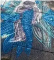  ??  ?? Annemarie, 7, aus Klosterlec­hfeld hat sich diese niedliche Meerjungfr­au ausge dacht.