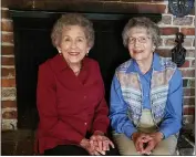  ??  ?? Sisters Mary Biehn and Barbara Cole have both belonged to Delta Kappa Gamma for more than 50 years. They are both retired teachers.