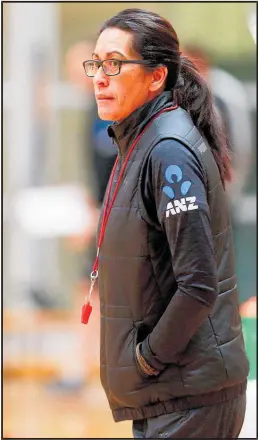  ?? Photo / Photosport ?? Coach Noeline Taurua has set modest goals as she leads the Silver Ferns into a Quad Series against England, Australia and South Africa in Britain, starting today.