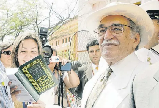  ?? B lle e / EFE ?? Gabriel García Márquez en Cartagena, Colombia, en el año 2007