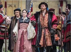  ?? ?? SCORING BIG: Debbie composed the music for TV series Wolf Hall