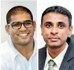  ??  ?? CO-CEO Raveen Wickramasi­nghe CO-CEO Janith Liyanage