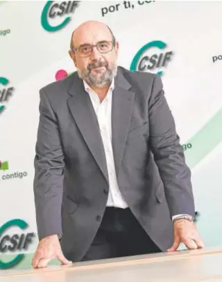  ?? // ABC ?? El presidente de CSIF, Miguel Borra