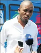  ?? PHOTO: MABUTI KALI ?? NOT SEASONED: Mmusi Maimane