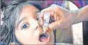  ??  ?? Every year polio vaccine campaign starts from Jan 14