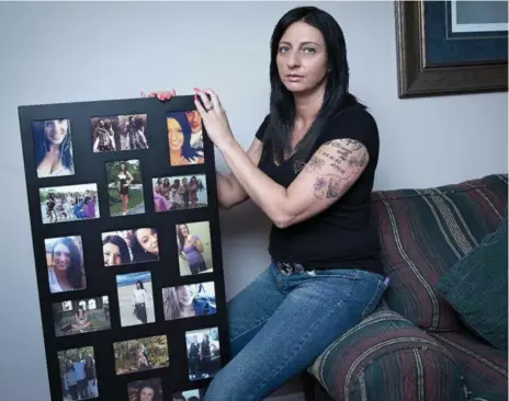  ?? EDUARDO LIMA ?? Sherri Dolk, who lost her daughter Tina Espey, 19, to an overdose, says she “might be alive today if she had known more about the dangers of fentanyl.”