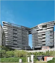  ?? ?? Judges described Kondominiu­m Kapas in Kuala Lumpur as a thoughtful and elegant design that promotes natural ventilatio­n.