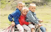  ??  ?? Shebenik Jabllanice National Park, above; and children take a donkey ride, left