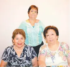  ??  ?? Laura, Carmen y María Silvia.