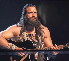  ?? PHOTO COURTESY WWE ?? WWE superstar Elias will be on hand at Monday Night Raw at Fedexforum in Memphis on Jan. 14.