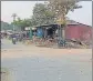  ?? OLIVER FREDRICK/HT PHOTO ?? The main market in Banbirpur wears a deserted look before the polls.