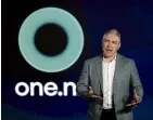  ?? PHOTO: SUPPLIED ?? Vodafone CEO Jason Paris with the ‘‘One NZ’’ branding.
