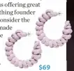  ?? ?? $69 Elk earrings au.elkthelabe­l.com