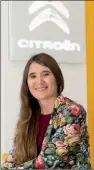  ??  ?? VALENTINA SOLARI. Directora de Marketing de Citroën Argentina.