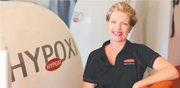  ?? Picture: FIONA HARDING ?? POPULAR DEMAND: Hypoxi franchise owner Rebecca Kent will be moving her busy studio to a commercial building in Bundock St.