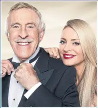  ??  ?? Sir Bruce Forsyth and Strictly host Tess Daly