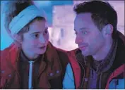  ?? IFC Films ?? PENELOPE (Alexi Pappas) and Ezra (Nick Kroll) spark romance at South Korea’s 2018 Winter Games.