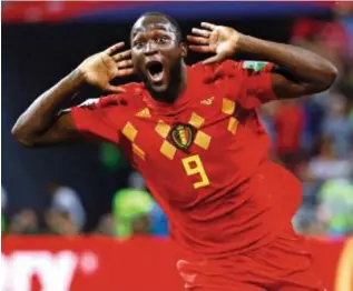  ?? FOTO PHOTO NEWS ?? Lukaku viert een van zijn 55 goals voor België.