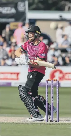  ?? PICTURE BY ANDY HASSON FOR SUSSEX CRICKET ?? Phil Salt in action in the win over Surrey – the opener is in stunning form