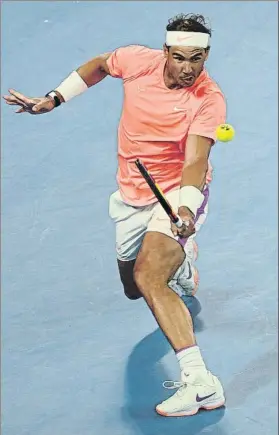  ?? FOTO: GETTY ?? Rafa Nadal, en el partido de tercera ronda del Open de Australia con Cameron Norrie