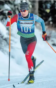  ?? DOUG STEPHEN THE CANADIAN PRESS ?? Xavier McKeever is no stranger to cross-country skiing’s biggest stages. As the son of two Olympians and the nephew of one of Canada’s most-decorated para athletes, he has long seen what it takes to compete at the sport’s highest level.