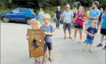  ?? ?? Les «Caméléons» vainqueur du 1er trophée du Larboust.