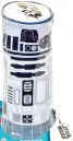  ??  ?? BIG DRAW: A Star Wars R2D2 pencil case, right, and one that records and plays back messages, below