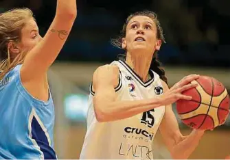  ?? Foto: Yann Hellers ?? Michèle Orban wird ihre Basketball­karriere nach der EM für kleine Länder im Juli beenden.