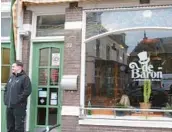  ?? ?? The De Baron coffee shop in the southern Dutch city of Breda is now able to sell legally cultivated cannabis as part of a