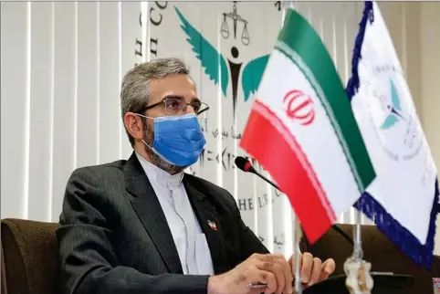  ?? ?? Ali Bagheri Kani er Irans nye chef-atomforhan­dler. Foto: AFP