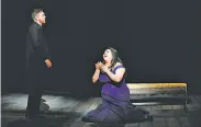  ?? Kristen Loken ?? Timothy Murray and Alice Chung in Ambroise Thomas’ “Hamlet” at the Merola Grand Finale.