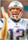  ?? AFP ?? LOS PATS de Tom Brady pisan suelo azteca por primera vez