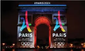  ?? Lionel Bonaventur­e/AFP/Getty Images ?? As few as 60 Russian and Belarusian athletes may qualify for the Paris Games. Photograph: