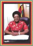  ??  ?? Dr Joice Mujuru, sitting in what used to be her office when she was Vice-President of Zimbabwe