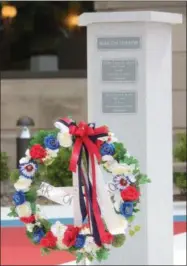  ?? CHARLES PRITCHARD - ONEIDA DAILY DISPATCH ?? The new Madison County War Veteran Memorial dedicated to the War on Terror on Saturday, May 25, 2019.