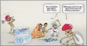  ?? THE AUSTRALIAN ?? The cartoon by Bill Leak, featured in The Australian, has been widely criticised across social media.