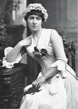  ?? ?? Pioneer: Actress Lillie Langtry put her name to cosmetics