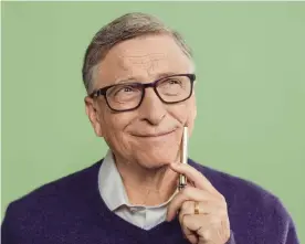  ??  ?? Bill Gates: ‘The Green New Deal is a fairytale. Why peddle fantasies?’ Photograph: John Keatley/The Guardian