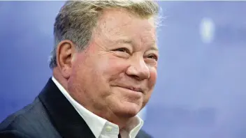  ?? STEVEN SENNE/THE CANADIAN PRESS ?? When it comes to talking about his new album, William Shatner is full of confidence, despite his admitted lack of musical talent. He says he can’t sing, but then who’s listening?