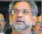  ?? AP ?? Shahid Khaqan Abbasi speaks to media in Islamabad.