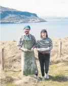  ?? ?? ISLAND LIFE: Kayti Peschke and Luke Seaton set up Skíō Pottery in Waternish.