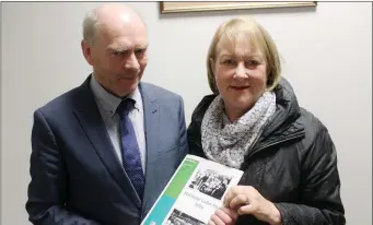  ??  ?? Maurice and Jane O’Keeffe with the latest series of recordings from their Irish Life and Lore research - the 2016 Heritage Collection.