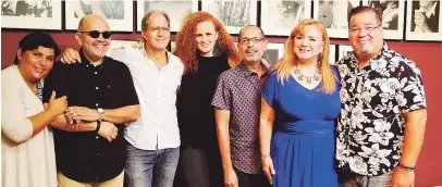  ??  ?? ¡QUÉ TALENTO! Chabela Rodríguez, Fran “Chico” Benítez, Eduardo Cautiño, Michelle Brava, Miguel Difoot, Jacqueline Capó y Manolo Mongil estarán en A las puertas del Ocho Puertas.